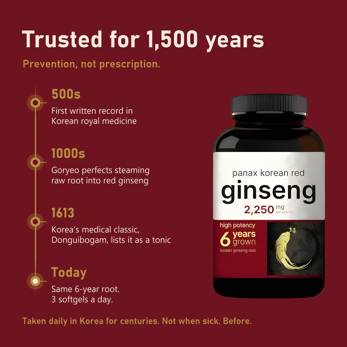 Korean Red Ginseng Root Extract